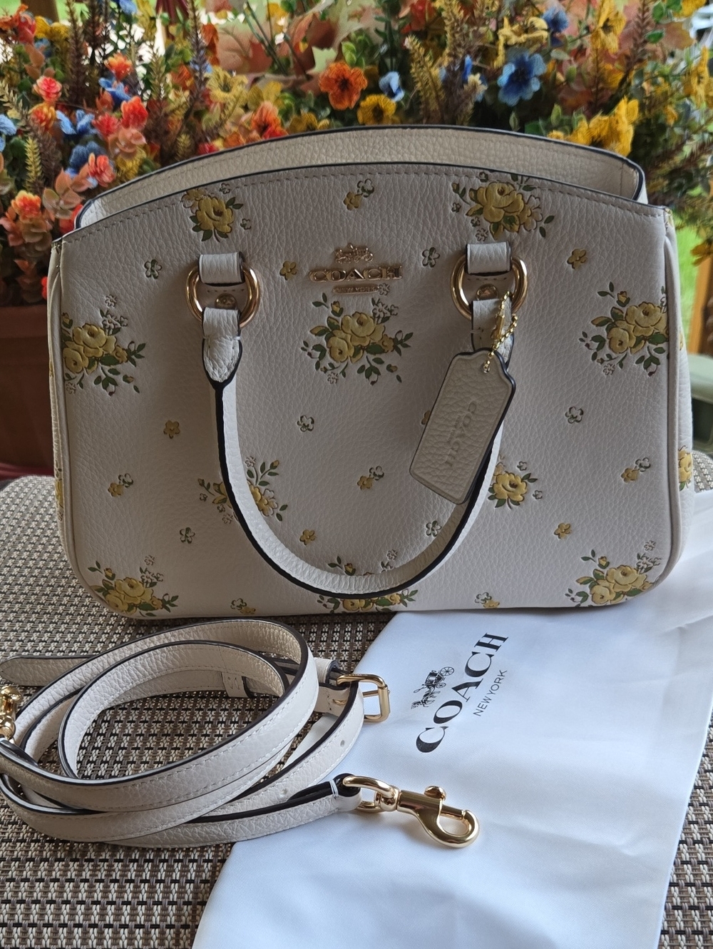 NWOTs Coach Savanna Handbag/crossbody 7x8    (#1865)